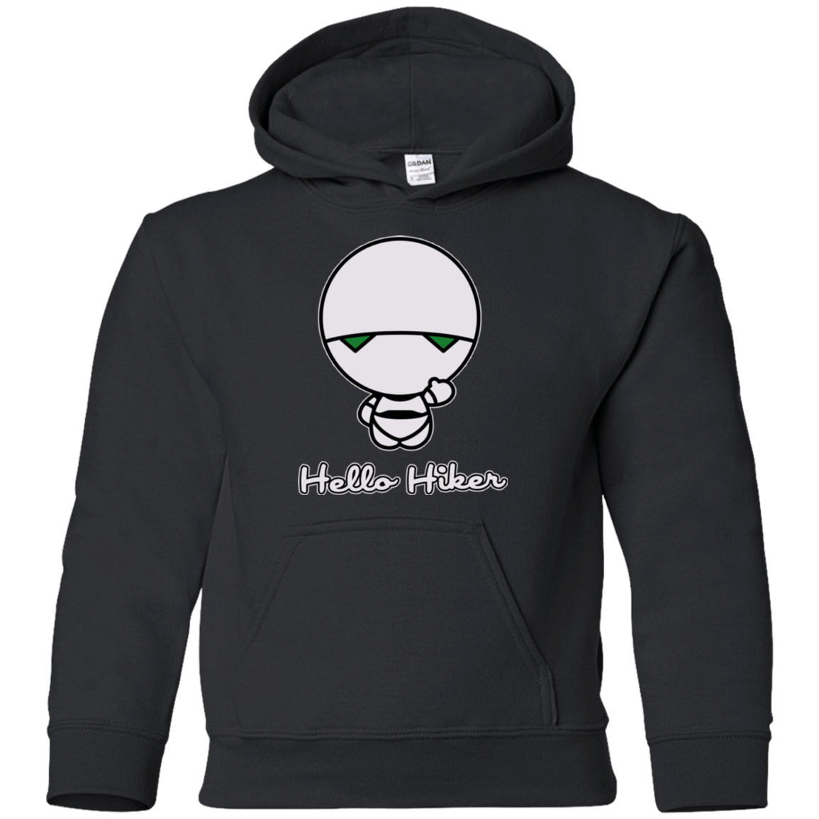 Sweatshirts Black / YS Hello Hiker Youth Hoodie