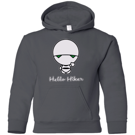 Sweatshirts Charcoal / YS Hello Hiker Youth Hoodie