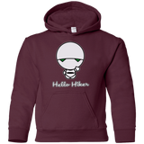 Sweatshirts Maroon / YS Hello Hiker Youth Hoodie