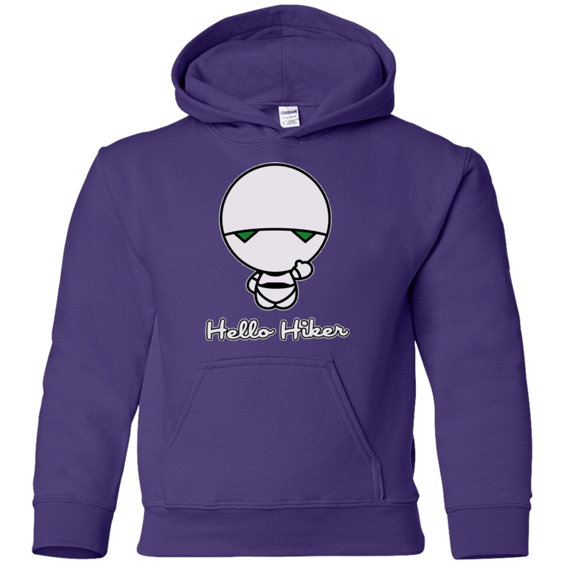 Sweatshirts Purple / YS Hello Hiker Youth Hoodie