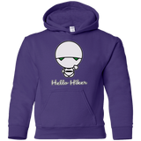 Sweatshirts Purple / YS Hello Hiker Youth Hoodie