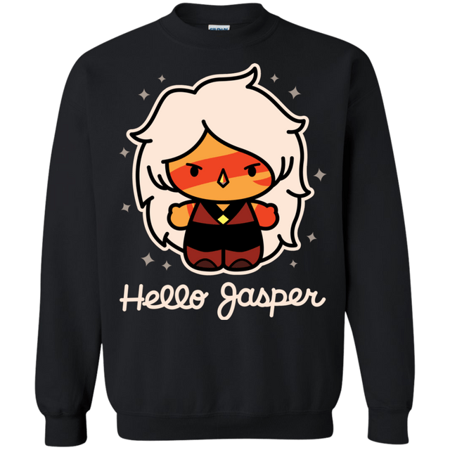Sweatshirts Black / S Hello Jasper Crewneck Sweatshirt