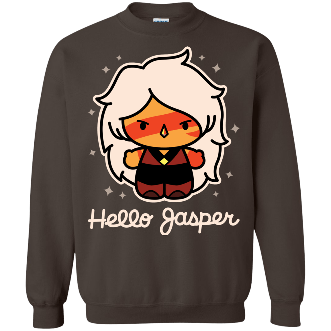 Sweatshirts Dark Chocolate / S Hello Jasper Crewneck Sweatshirt