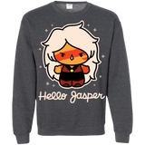 Sweatshirts Dark Heather / S Hello Jasper Crewneck Sweatshirt