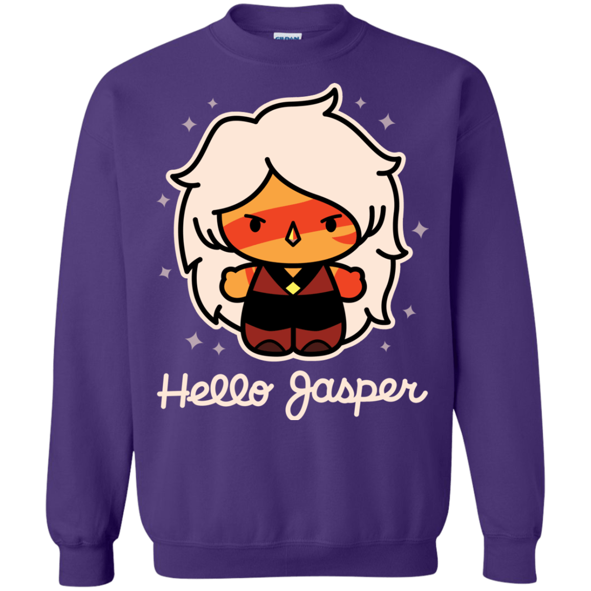 Sweatshirts Purple / S Hello Jasper Crewneck Sweatshirt