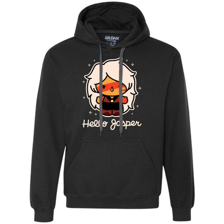 Sweatshirts Black / S Hello Jasper Premium Fleece Hoodie