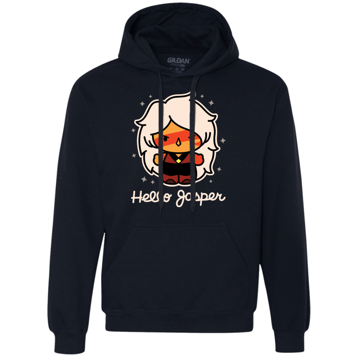 Sweatshirts Navy / S Hello Jasper Premium Fleece Hoodie