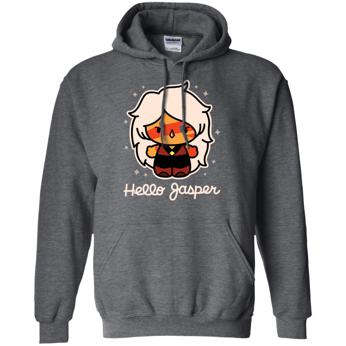 Sweatshirts Dark Heather / S Hello Jasper Pullover Hoodie