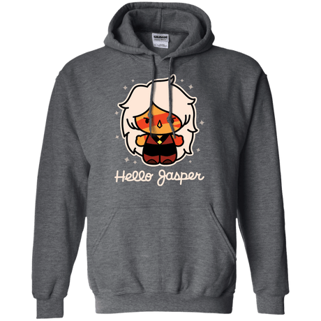 Sweatshirts Dark Heather / S Hello Jasper Pullover Hoodie