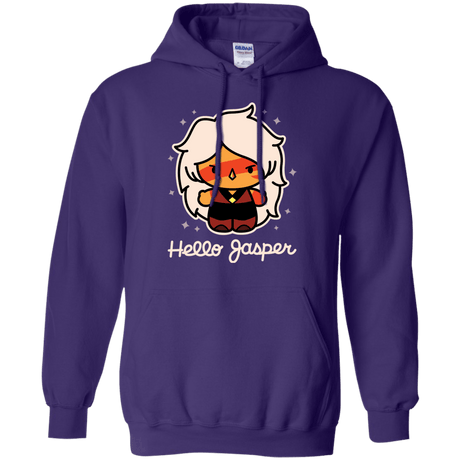 Sweatshirts Purple / S Hello Jasper Pullover Hoodie