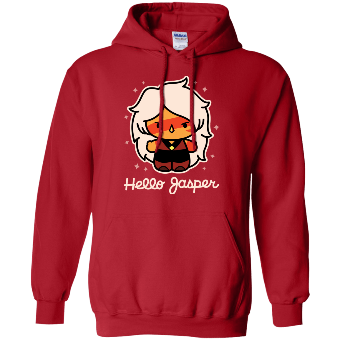 Sweatshirts Red / S Hello Jasper Pullover Hoodie