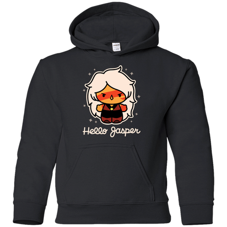 Sweatshirts Black / YS Hello Jasper Youth Hoodie