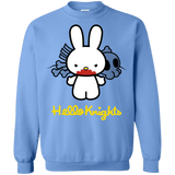 Sweatshirts Carolina Blue / S Hello Knights Crewneck Sweatshirt
