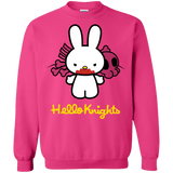 Sweatshirts Heliconia / S Hello Knights Crewneck Sweatshirt