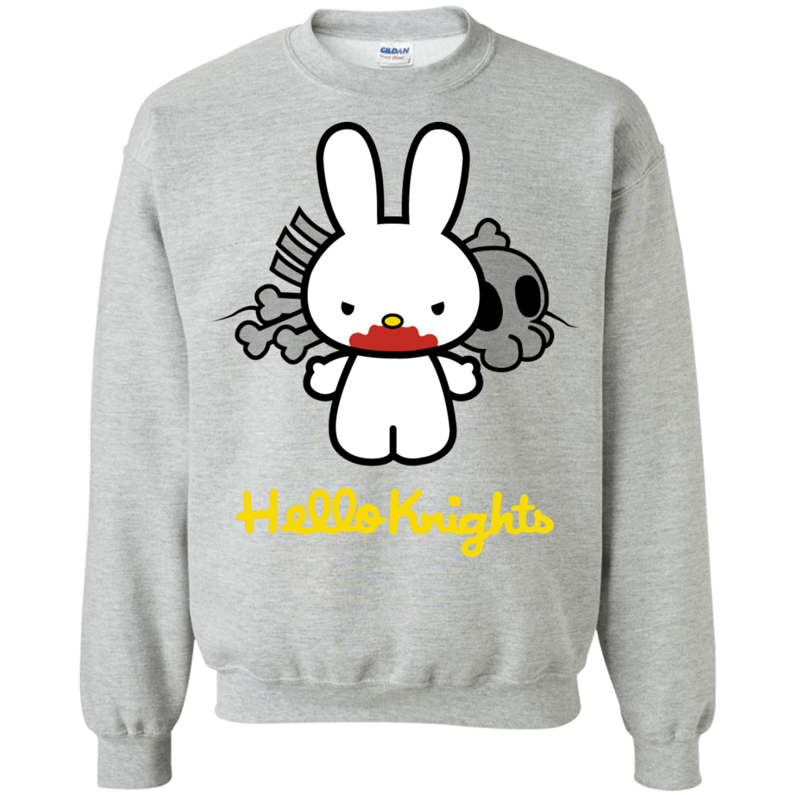Sweatshirts Sport Grey / S Hello Knights Crewneck Sweatshirt