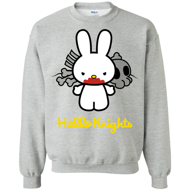 Sweatshirts Sport Grey / S Hello Knights Crewneck Sweatshirt