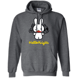 Sweatshirts Dark Heather / S Hello Knights Pullover Hoodie