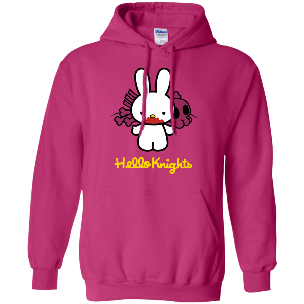 Sweatshirts Heliconia / S Hello Knights Pullover Hoodie