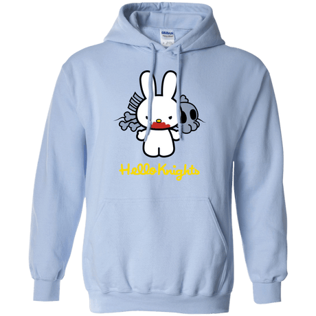 Sweatshirts Light Blue / S Hello Knights Pullover Hoodie