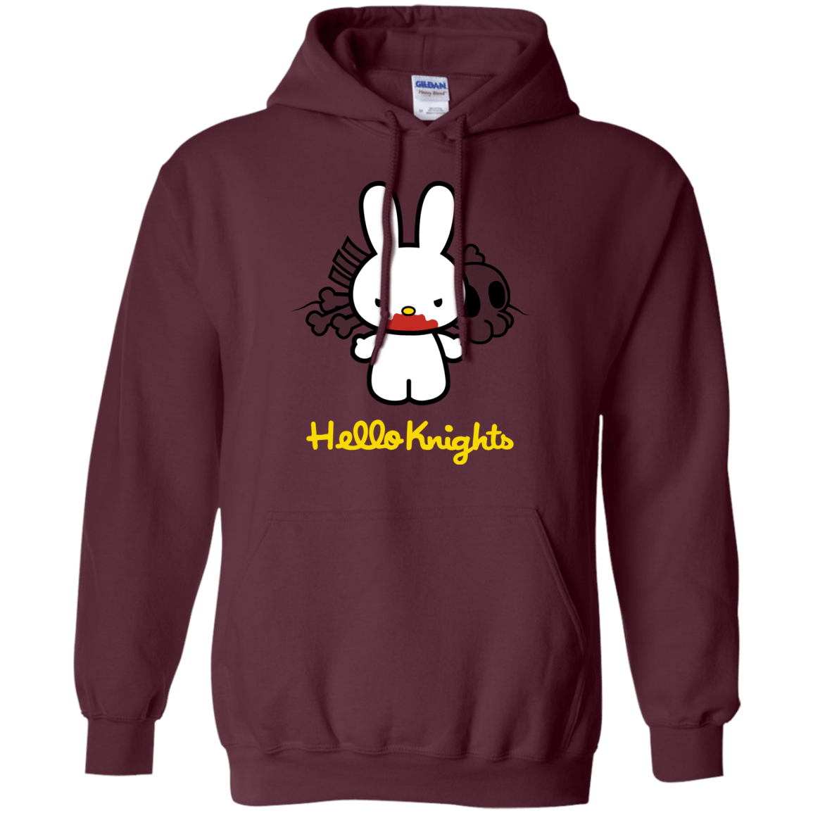 Sweatshirts Maroon / S Hello Knights Pullover Hoodie