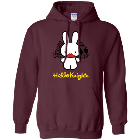 Sweatshirts Maroon / S Hello Knights Pullover Hoodie