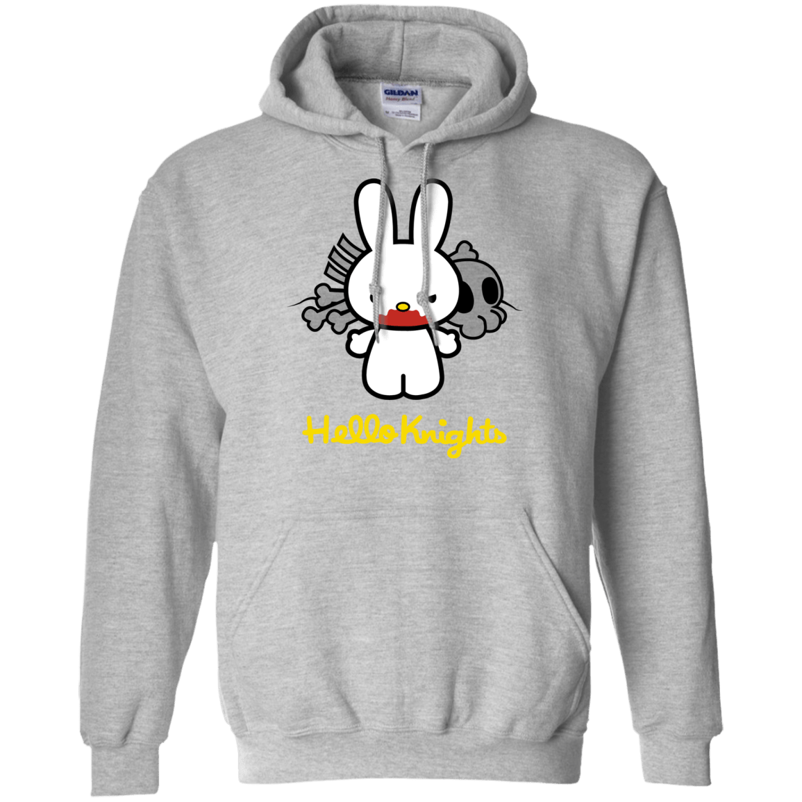 Sweatshirts Sport Grey / S Hello Knights Pullover Hoodie