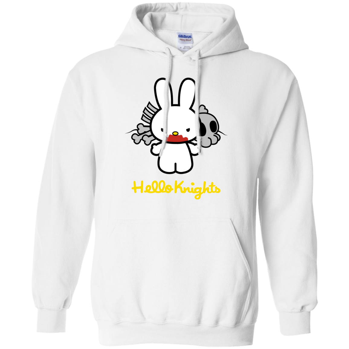 Sweatshirts White / S Hello Knights Pullover Hoodie