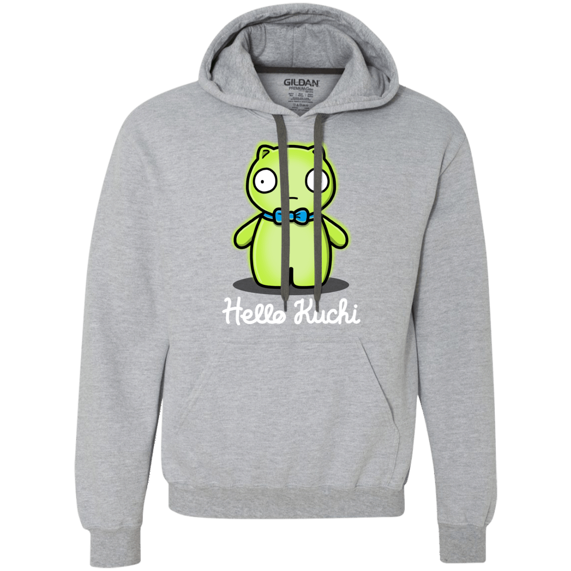 Sweatshirts Sport Grey / S Hello Kuchi Premium Fleece Hoodie