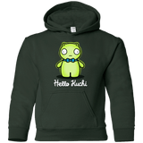 Sweatshirts Forest Green / YS Hello Kuchi Youth Hoodie