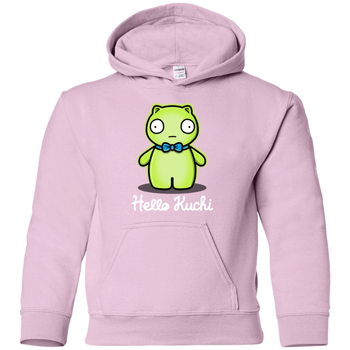 Sweatshirts Light Pink / YS Hello Kuchi Youth Hoodie