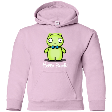 Sweatshirts Light Pink / YS Hello Kuchi Youth Hoodie
