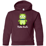Sweatshirts Maroon / YS Hello Kuchi Youth Hoodie