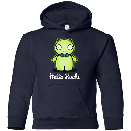 Sweatshirts Navy / YS Hello Kuchi Youth Hoodie