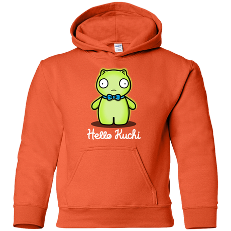 Sweatshirts Orange / YS Hello Kuchi Youth Hoodie