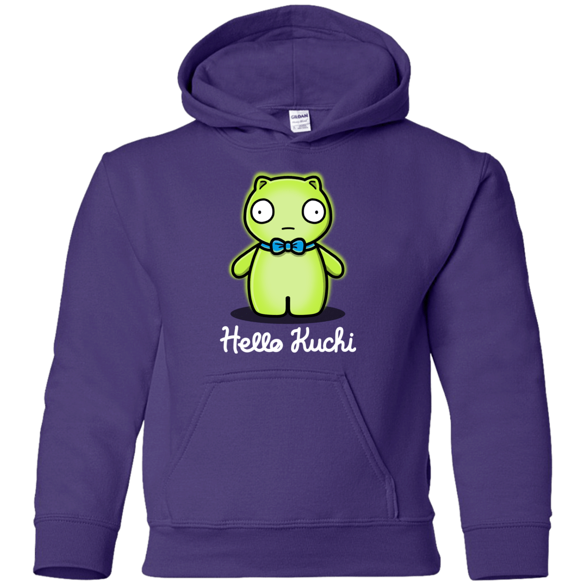 Sweatshirts Purple / YS Hello Kuchi Youth Hoodie