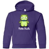 Sweatshirts Purple / YS Hello Kuchi Youth Hoodie