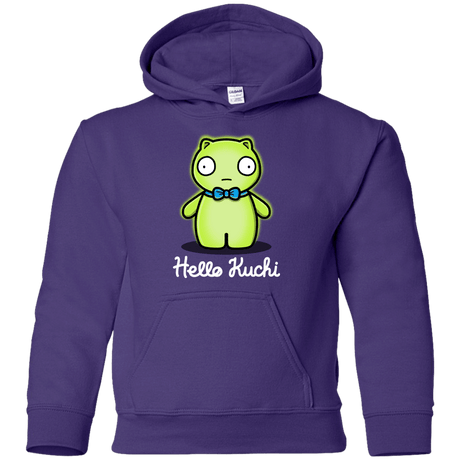Sweatshirts Purple / YS Hello Kuchi Youth Hoodie