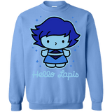 Sweatshirts Carolina Blue / S Hello Lapis Crewneck Sweatshirt