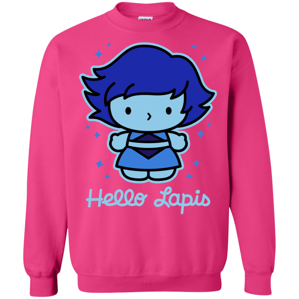 Sweatshirts Heliconia / S Hello Lapis Crewneck Sweatshirt