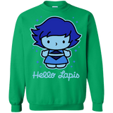Sweatshirts Irish Green / S Hello Lapis Crewneck Sweatshirt