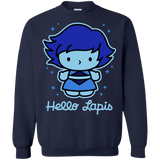 Sweatshirts Navy / S Hello Lapis Crewneck Sweatshirt