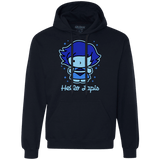 Sweatshirts Navy / S Hello Lapis Premium Fleece Hoodie