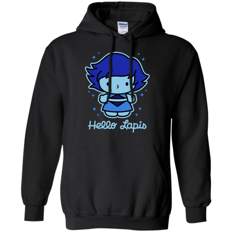Sweatshirts Black / S Hello Lapis Pullover Hoodie