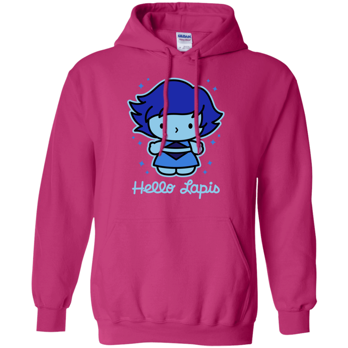 Sweatshirts Heliconia / S Hello Lapis Pullover Hoodie