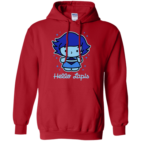 Sweatshirts Red / S Hello Lapis Pullover Hoodie