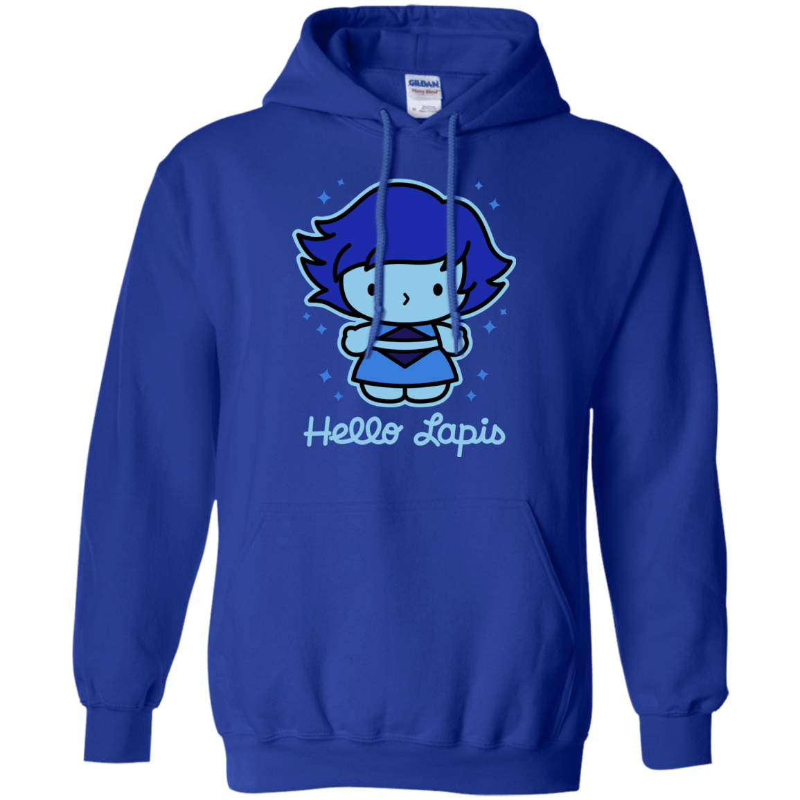 Sweatshirts Royal / S Hello Lapis Pullover Hoodie
