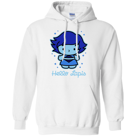 Sweatshirts White / S Hello Lapis Pullover Hoodie