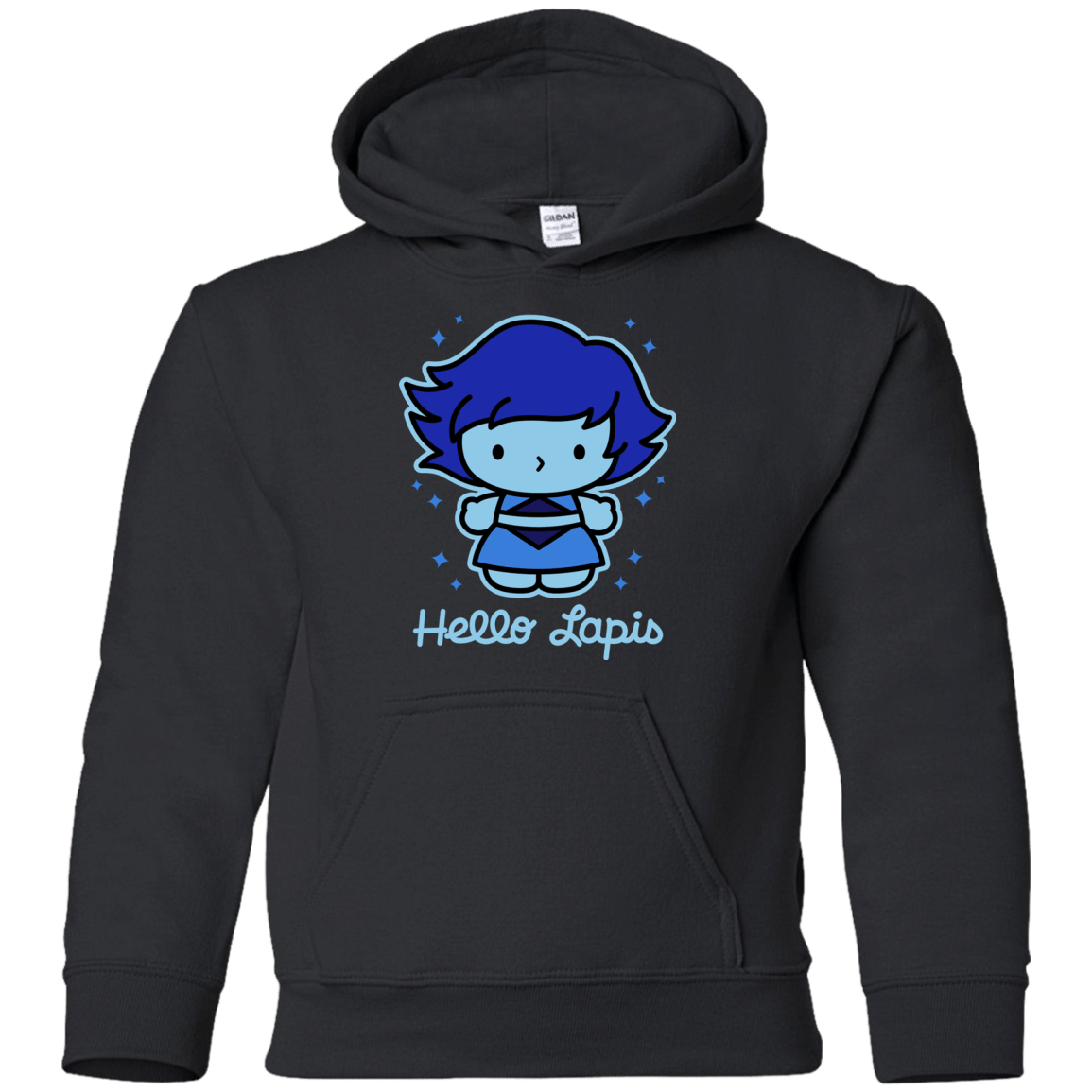 Sweatshirts Black / YS Hello Lapis Youth Hoodie