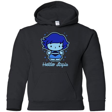 Sweatshirts Black / YS Hello Lapis Youth Hoodie