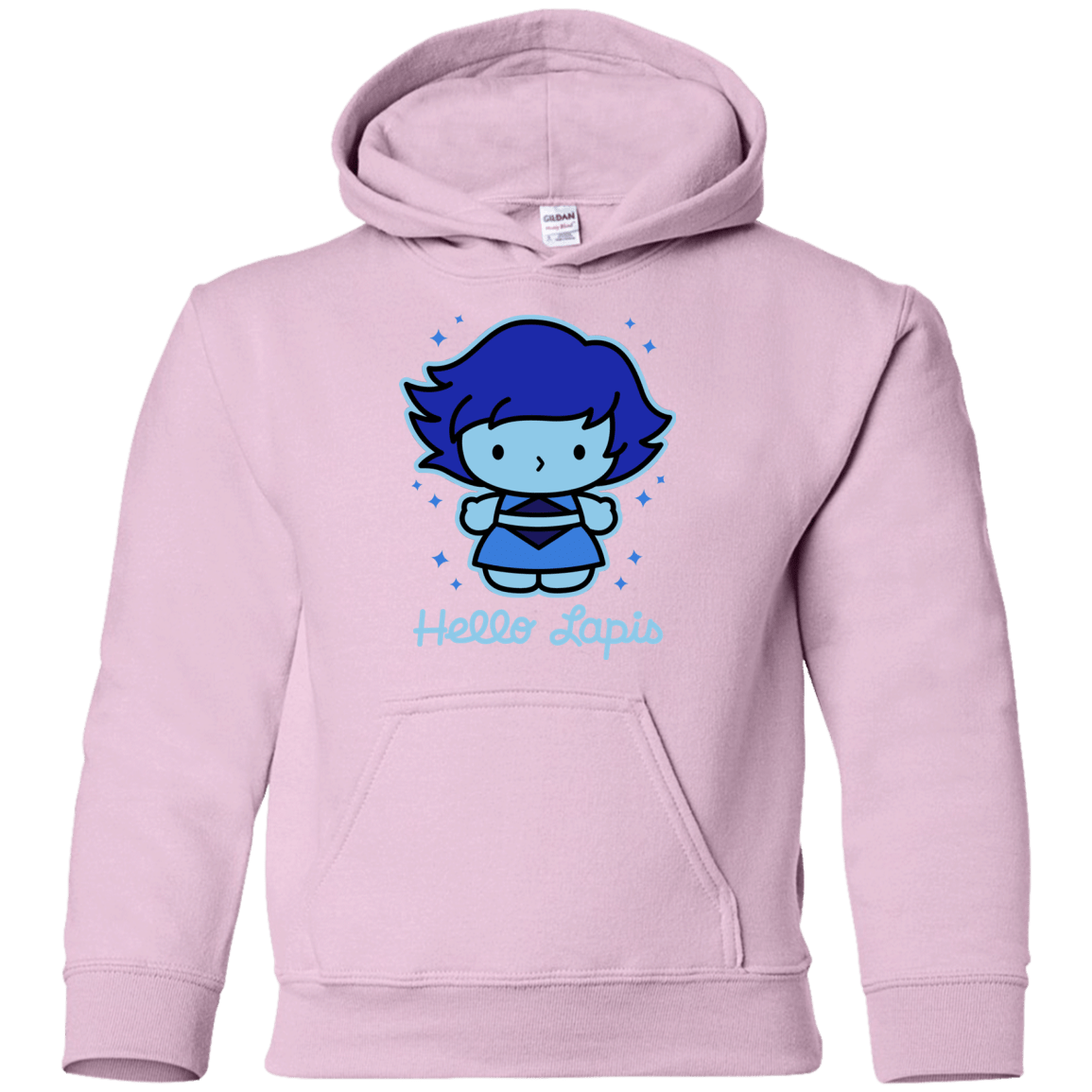 Sweatshirts Light Pink / YS Hello Lapis Youth Hoodie